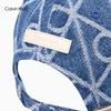 Calvin Klein Джинсовая бейсболка с жаккардовым узором Monogram и изогнутым козырьком