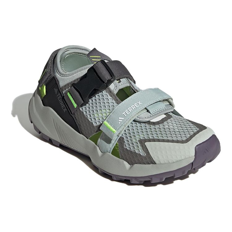 Adidas Terrex Hydroterra AT Sandal Wonder Silver Lucid Lemon кроссовки унисекс серо-четырехцветные IF7598