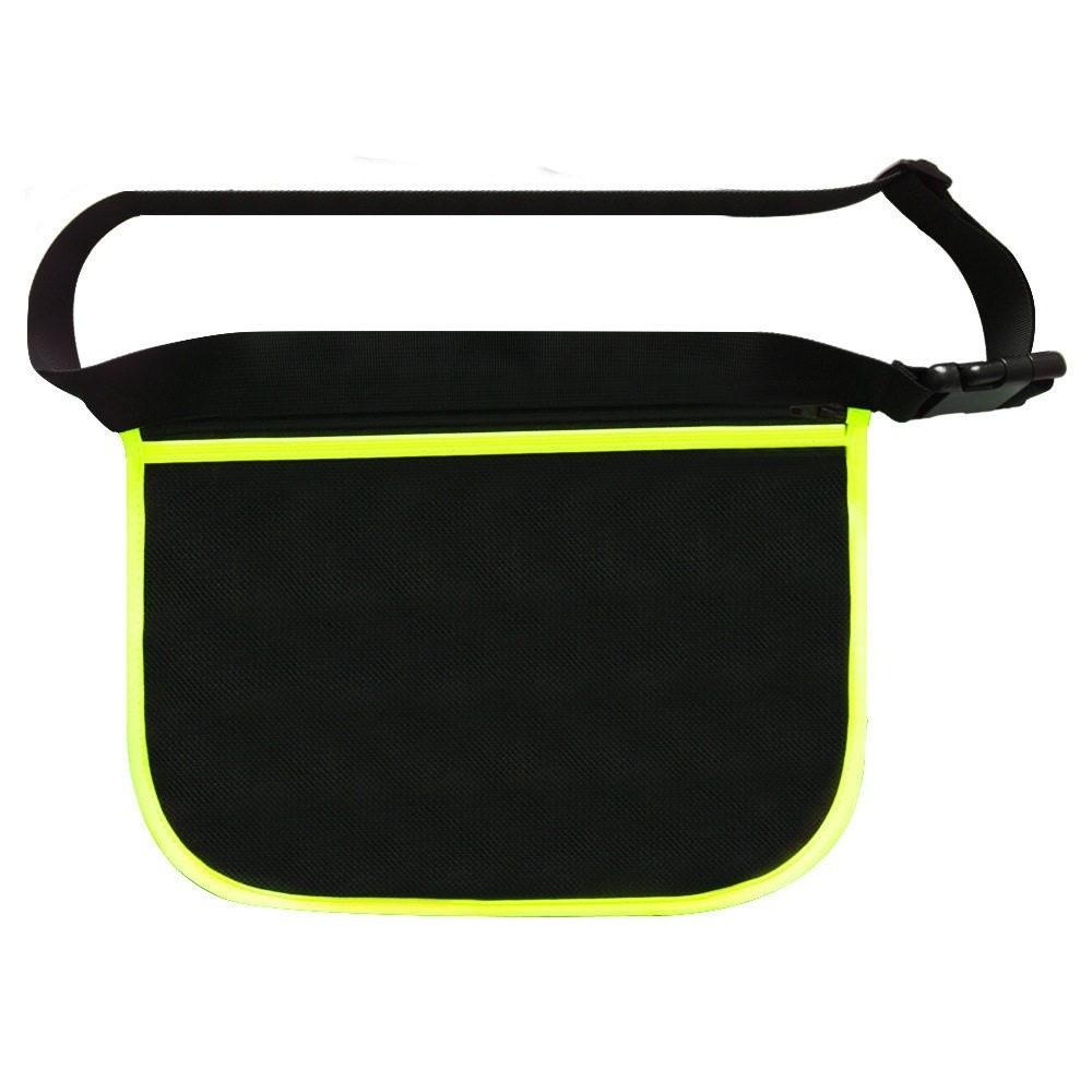 High Elasticity Tennis Ball Holder Bag Mesh Material Adjustable Band Ball Waist Pouch Elastic Fabric Breathable