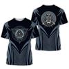 New Summer Viking Pattern 3d Printed Men T-Shirt Fashion Trend Plus Size Loose O Neck Short Sleeve Top