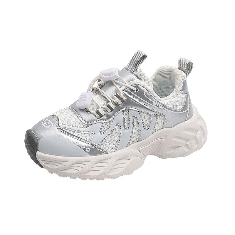 2025 лето новые тонкие сетчатые модные туфли на платформе спортивные папины кроссовки женские дышащие, легкие и универсальные повседневные туфли Форрест Гамп тренд