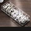Desktop Data Cable Storage Box See Through Charge Cable Organizer Box Electronic Accessories Case 8