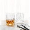 Элегантные стаканы для виски в полоску из 4 предметов — универсальные, многоразовые, легко очищаемые, для напитков и декора, идеальный подарок