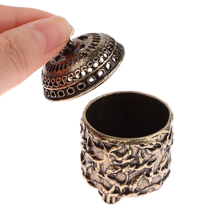 Курильница с красным венцом журавля, буддийская палочка для благовоний, мини-курильница из сандалового дерева, украшение для домашнего декора