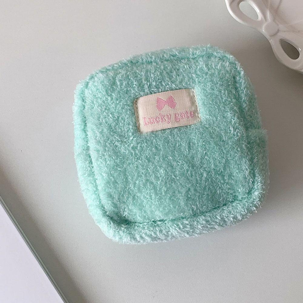 INS Trendy Cosmetic Bag Креативная мини-сумка для макияжа для девочек Мягкий кошелек для монет Дорожное хранение косметики