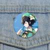 32/44/58 мм мультяшная фигурка Venti Jean HD принт брошь аниме значок Genshin Impact круглая витрина броши значки на лацкан ювелирные изделия подарочный аксессуар