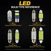 Canbus No Error Car Reading Bulbs For Mercedes Benz Vito W638 W639 LED Lighting Interior Map Dome Trunk Light Kit Accessories Bulbs 7
