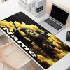 Custom Name Personalized Borussia Dortmund Pattern Mousepad, Laptop PC Desk Mat, Decorative Desk Mat for Home Keyboard Pad Gift