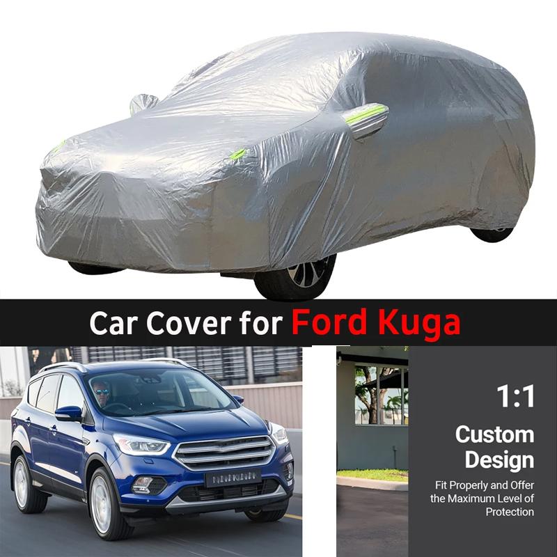 Наружный чехол для автомобиля для Ford Kuga 2008-2021 SUV, Защита от УФ-лучей, Солнца, Дождя, Снега, Тумана, Пылезащитный