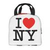 Индивидуальная термосумка для ланча I Love NY из Нью-Йорка для женщин, герметичная, сумка-холодильник, термо-ланч-бокс, для офиса, работы, школы