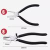 6/8 Inch Model Clamping Pliers Model Tools Adjustable Tiles Nippers Glass Cutter Ceramics Practical Breaker Glass Pliers DIY Too