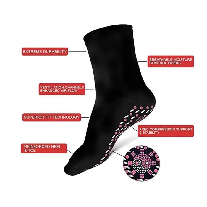 Медицинские носки - Не указано - Самонагревающиеся - Акупрессура - Турмалин - Мультиспорт