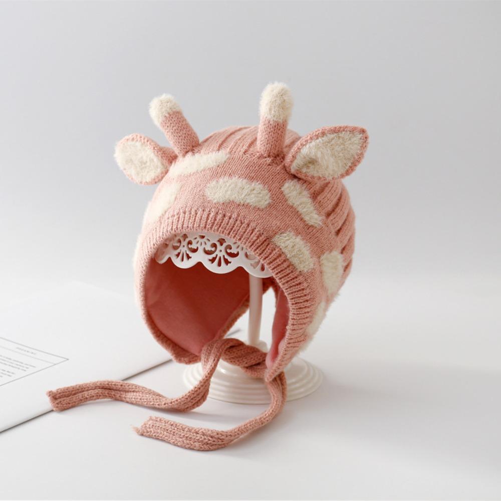 Warm Cartoon Baby Hat Cotton Girl's Ear Protection Cap Cute Baby Cap Winter