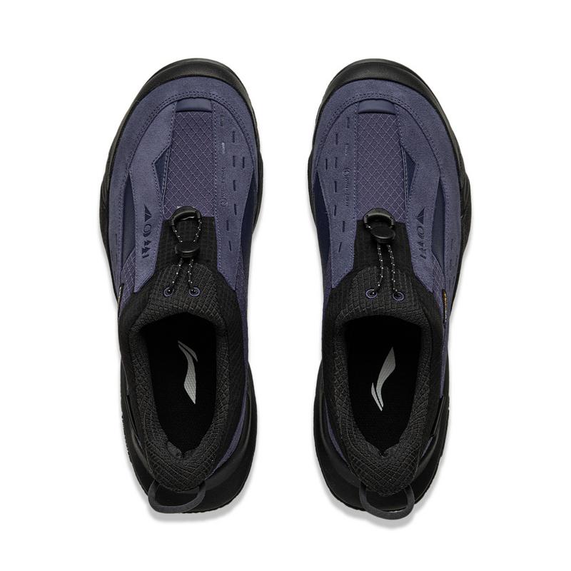 Кроссовки унисекс Li Ning CF Trail Lite Casual Outdoor Hiking Shoes Blue Black AHCU035-2