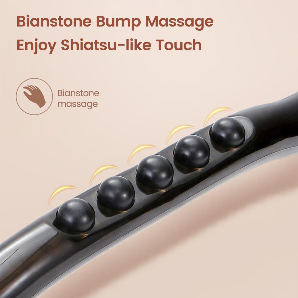 Электрический массажный стик Гуаша Вибрационный массажер от целлюлита для тела Инфракрасная тепловая терапия Скребковый массаж спины и тела Акупунктура