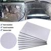 10/30 листов звукоизоляции автомобиля теплоизоляционный коврик алюминиевая фольга звукоизоляция шумоизоляция для двигателя автомобиля