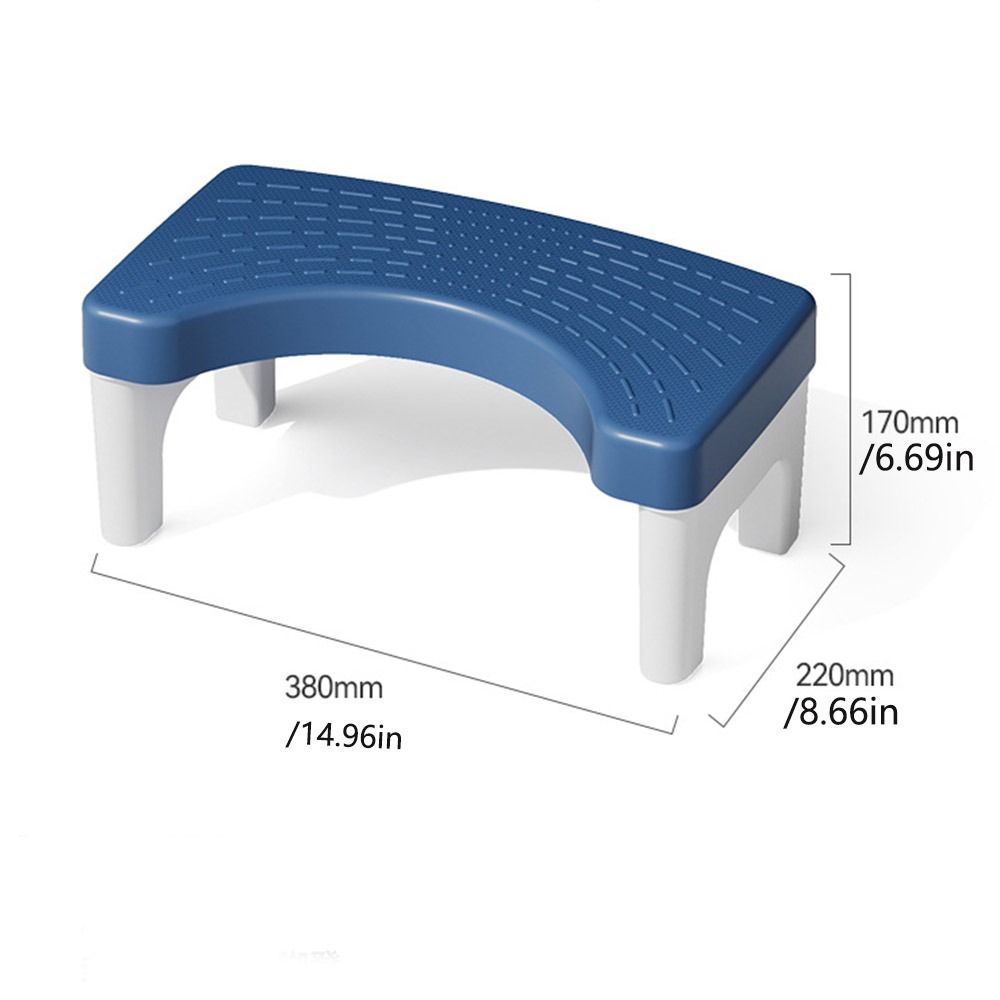 Plastic Foot Stool Non-slip Poop Stool Portable Toilet  Seat  Stool  Home Adult