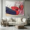 Franxx Wall Tapestry Aesthetic Wall Hanging Printed Fabric Blanket Decorative Tapestries For Bedroom Living Room Home Decor