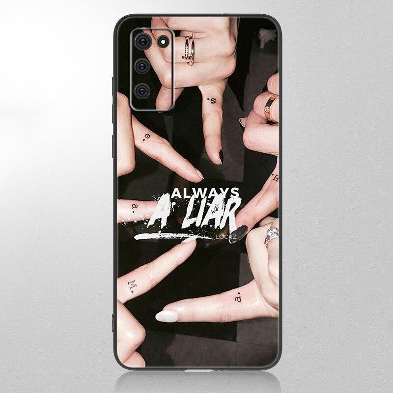 Чехол для телефона «Милые обманщицы» для Samsung Galaxy A12 A02S A22 A32 A52 A72 A71 A51 A41 A31 A21 A11 A50 A70 A10S A20S, черный чехол