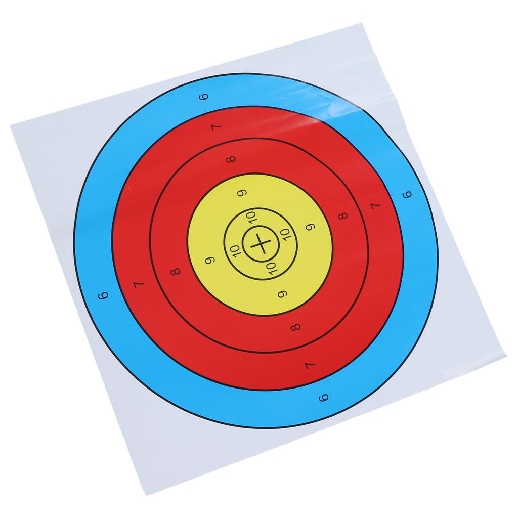 30 шт., бумажные мишени для стрельбы из утолщенной мелованной бумаги для стрельбы из лука, бумажные мишени для конкурентной изогнутости
