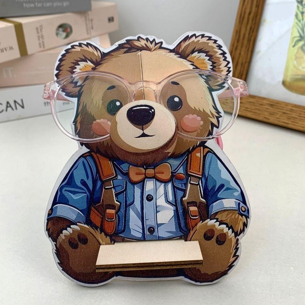Мультяшная подставка для хранения очков, подставка для демонстрации очков в виде животного для мужчин, женщин, взрослых