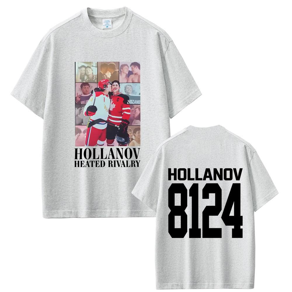 Heated Rivalry Shane Hollander Ilya Rozanov Hollanov 2481 Tshirt Men Women Fashion Oversized T Shirts Male Vintage Streetwear