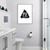 Забавные цитаты для ванной комнаты, настенная живопись на холсте, скандинавские черно-белые постеры, принты для туалета, туалета, юмористические картинки, домашний декор для ванной комнаты