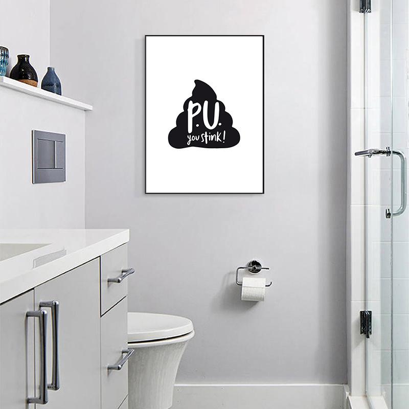 Забавные цитаты для ванной комнаты, настенная живопись на холсте, скандинавские черно-белые постеры, принты для туалета, туалета, юмористические картинки, домашний декор для ванной комнаты