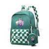 Школьный рюкзак клетчатый рюкзак студенческая сумка рюкзак милый ученики начальной школы большая вместимость