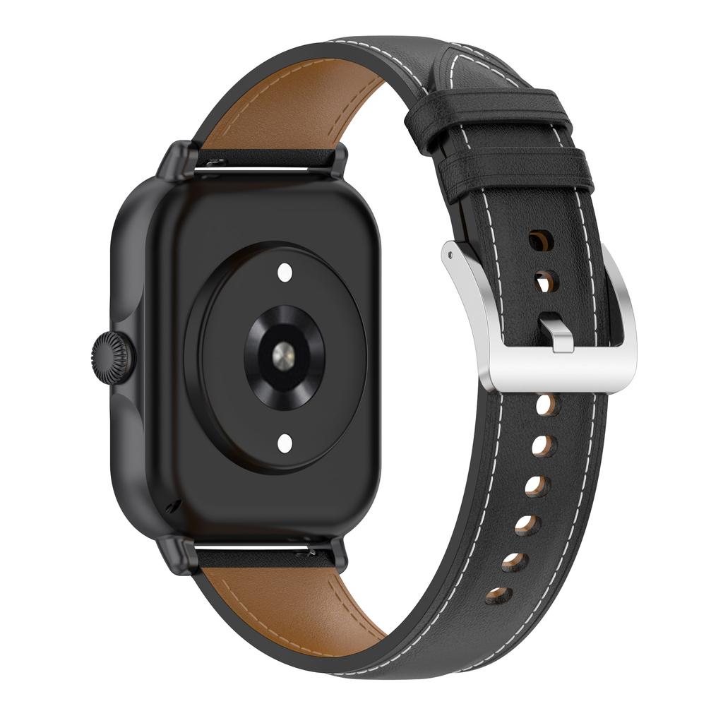 Для Huami Amazfit GTS 4 Mini/Bip 3 Pro/Bip 3/Samsung Galaxy Watch 5/4 Ремешок для часов Верхний слой Кожа коровы 20 мм Ремешок на запястье