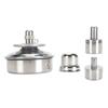 Alcohol Lamp Burner 304 Stainless Steel Explosion Proof Leakproof Metal Alcohol Burner for Laborator