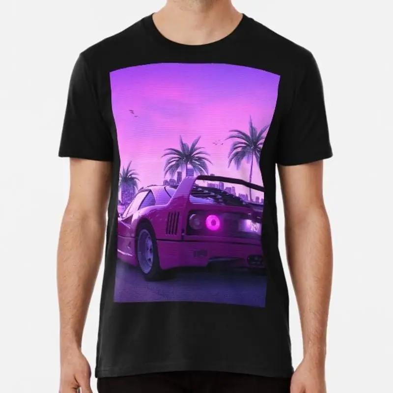F40 Sunset Made In Australia T Shirt S To 2xl