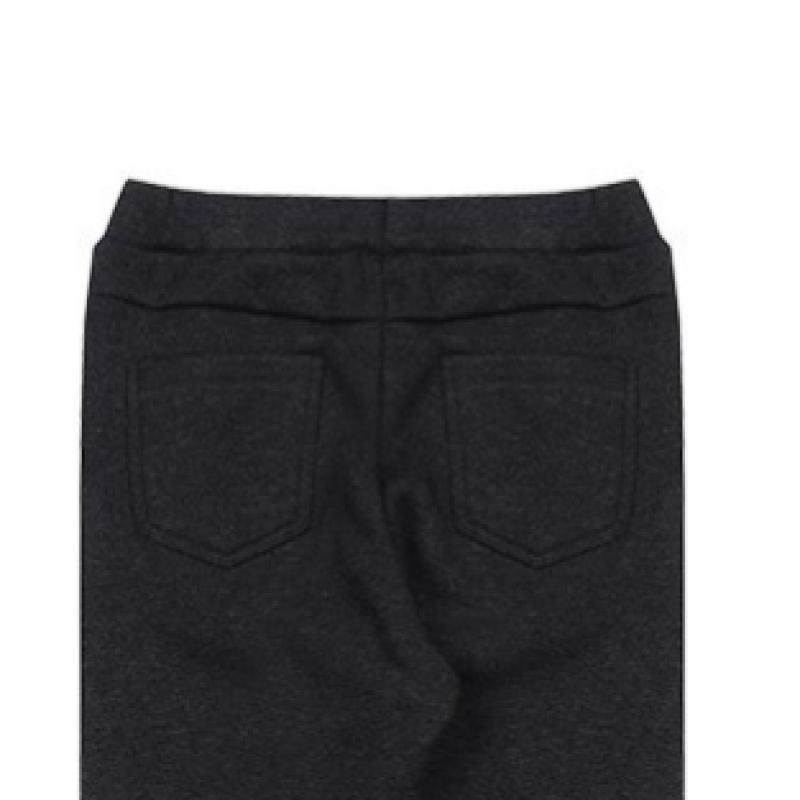 [Renoma Kids] Брюки Renoma Kids для девочек из меха с пайетками, цвет уголь