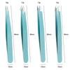4 Piece Eyebrow Hair Pluckers Stick False Eyelashes Eyebrow Trimming Clip Beauty Tools Tweezers Set
