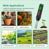 New Arrival 3 in 1 Garden Soil EC Moisture Temperature Meter Potted Plants Soil Moisture Tester Potted Soil EC Detector