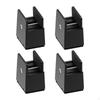 4 Pack Bed Leg Risers, Furniture Riser Blocks, Height Extensions for Desk Table, Living Room