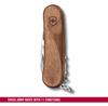 Victorinox Швейцарский армейский нож Evolution Wood 10, многофункциональный нож для походов, альпинизма, скалолазания, штопор с плоской отверткой
