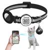 Для Airtag Ошейник для кошки Отрывной ID-бирка для кошки Быстросъемный трекер Ошейники для кошек с держателем для Airtag Ошейник для щенков и кошек