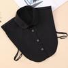 JK Uniform Accessories Detachable Collar Lapel False Blouse Top Fake Collar Blouse Shirt False Tie