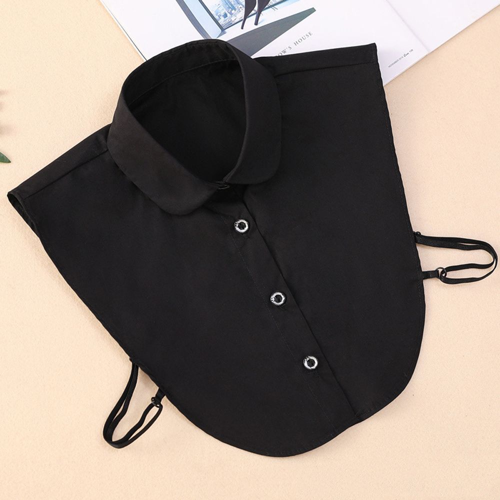 JK Uniform Accessories Detachable Collar Lapel False Blouse Top Fake Collar Blouse Shirt False Tie