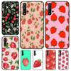Strawberry Case For Huawei P Smart 2019 Nova 5T 9 10 SE 3i 8i 11i Y60 Y61 Y70 Y90 P20 P40 Lite P30 Pro