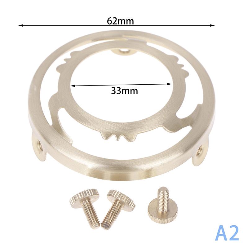 1 шт. патрон для лампы из латуни с тремя отверстиями, кольцо E27 E14, винтовой абажур, фиксированное кольцо, держатель абажура и разъем