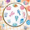 50Pcs/Set Watercolor Marines Animals Series 01 PET Stickers Waterproof DIY Fashion Doodle Decals Stickers