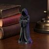 3D-печатный орнамент в виде одеяния с капюшоном, матовая черная фигурка безликого монаха, скульптура в готическом стиле, для Хэллоуина, декора помещений и улицы
