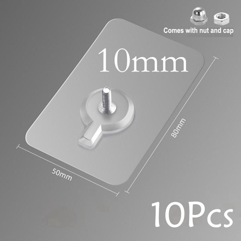 5/10/20 Pcs HIgh Quality Punch-free Screws Strong Self-adhesive Suction Cup Sucker Wall Hooks Hanger for Kitchen Bathroom Tools