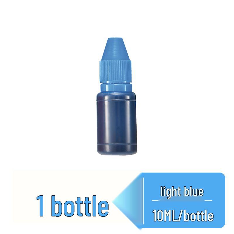 Быстросохнущая светочувствительная штемпельная подушка с чернилами для штампов - Красный, Черный, Синий, Фиолетовый, Зеленый Несмываемые чернила