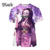 New Hot Anime Demon Slayer 3D Print T-Shirt Men/Women Children Short Sleeve Tee Shirt Street Harajuku Cosplay Tops
