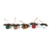025 Christmas Bell Pendant Christmas Tree Decor Mini Handwoven Pendant