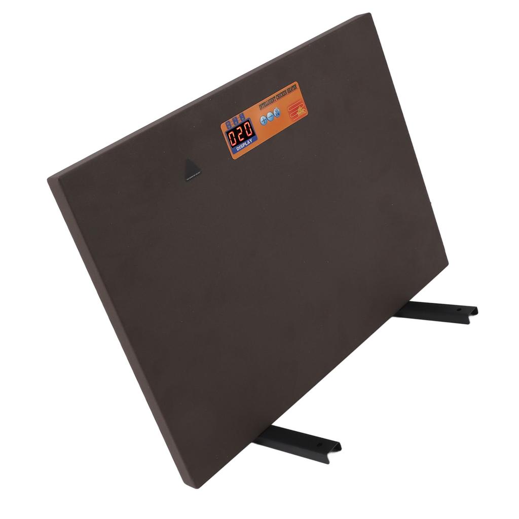 Chicken Coop Heater Brown Manual Control 150W 4 Modes Digital Display Timer Function Anti Dumping