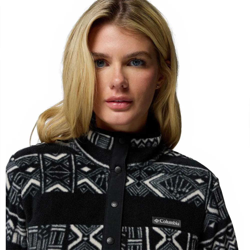Columbia Fleece Jacket with Half-zip Benton Springs™ Printed Snap
